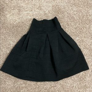 Black bubble skirt